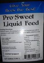 Load image into Gallery viewer, Pro-Sweet Liquid Feed 2.5 Gal