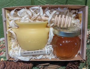 Honey Pot with Candle