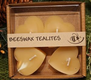 Beeswax Tea Lights - 4 Pak